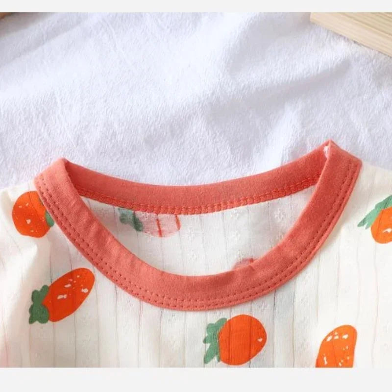 Child Boys Girls Pajamas Sets New Adorable 0-6Y Kids Clothes Loungewear Autumn Spring Baby Cotton Long Sleeve Sleepwear Outfit
