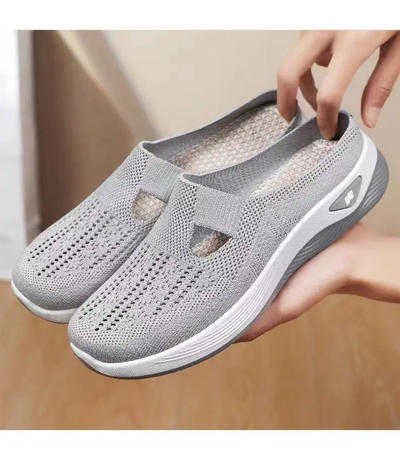 Women's Hollow Slip-On Mule Flats