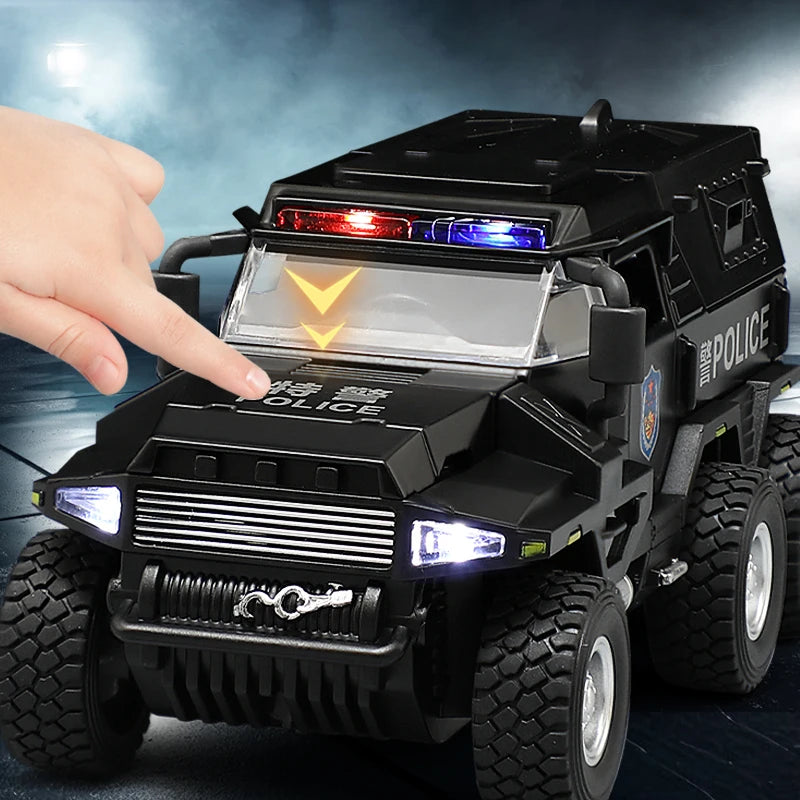 1:32 Alloy Car Model Diecasts & Toy WAT City Police Truck Model Diecast Vehicles Toy Cars Kid Toys For Children Gifts Boy Toy
