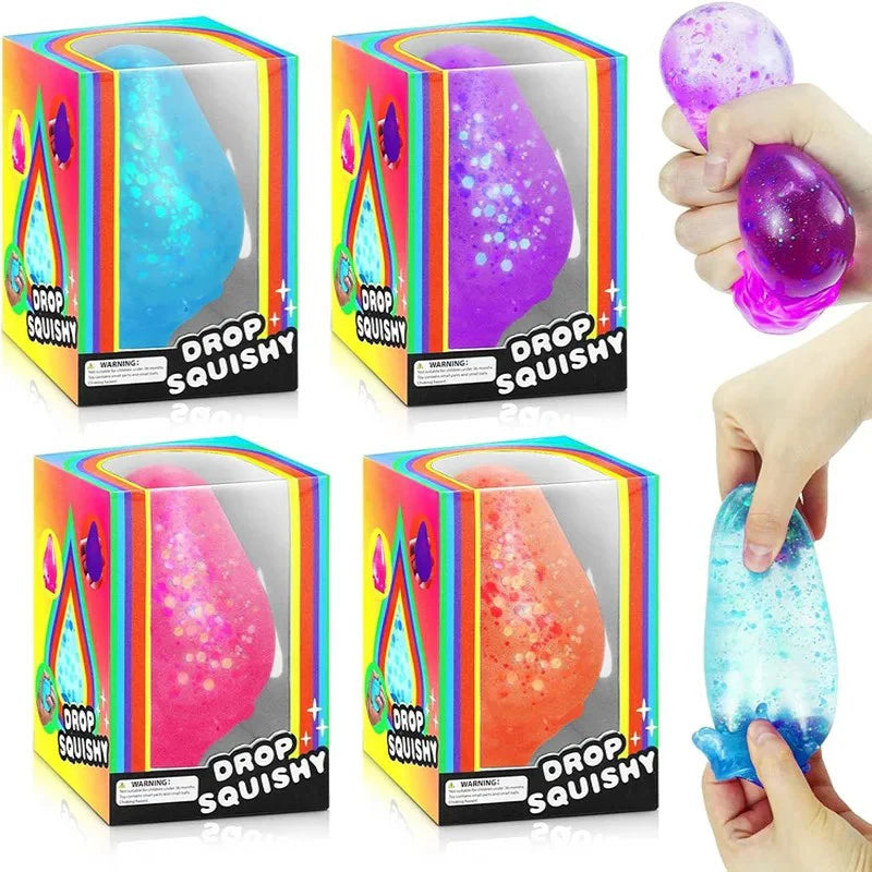 Dreamy Water Drop Squishy | Slow Rising Maltose Texture Stress Relief Toy