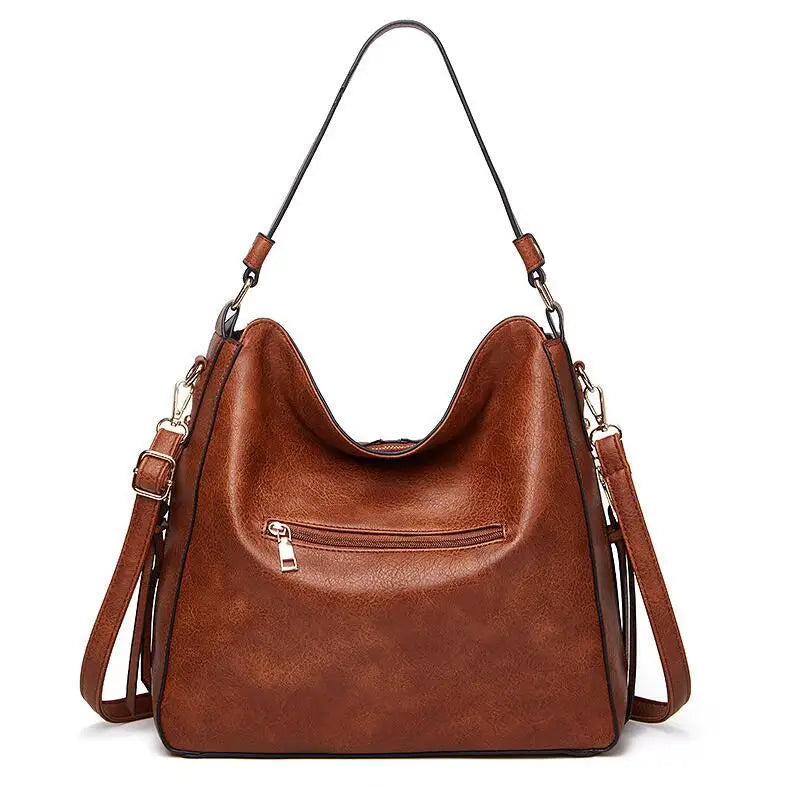 Women's Large Hobo Bucket Shoulder Bag