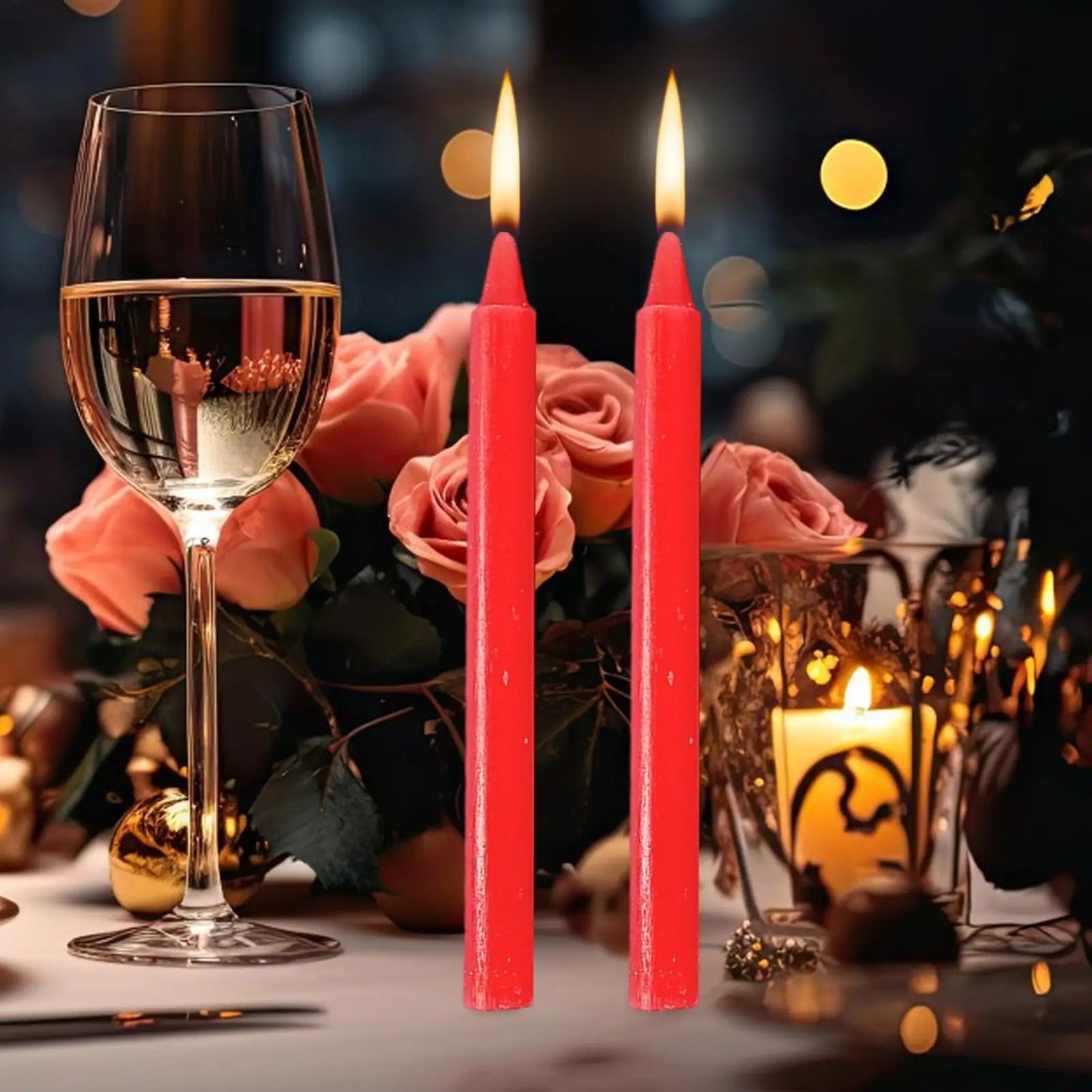 Long Burning Emergency Candles 10Pcs/set Smokeles Disaster Prevention Survival Candles Household Supplies For Power Outages