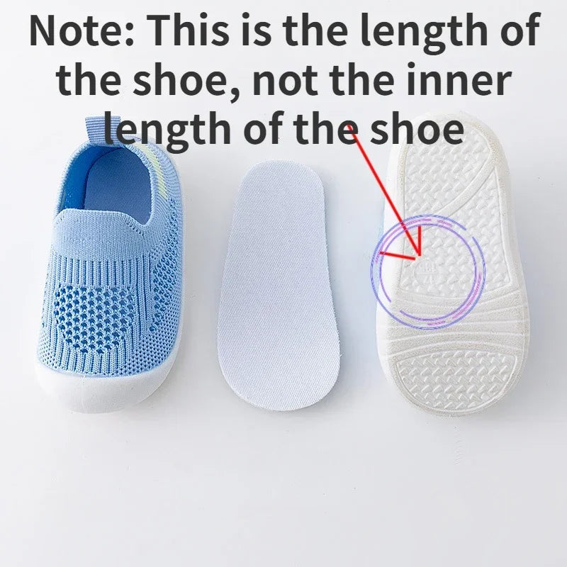 Toddler & Baby Breathable Knitted Slip-On Sneakers