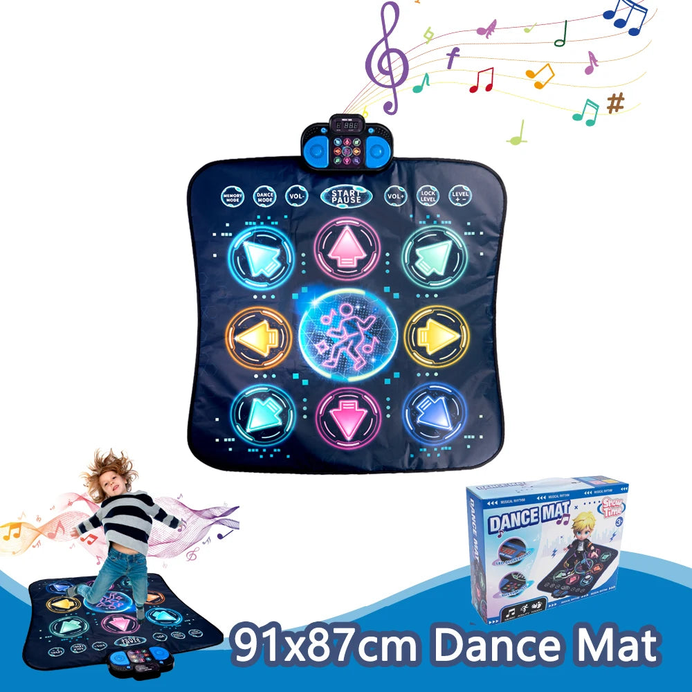 Kids Electronic Dance Mat – Musical Floor Blanket with 9 Levels