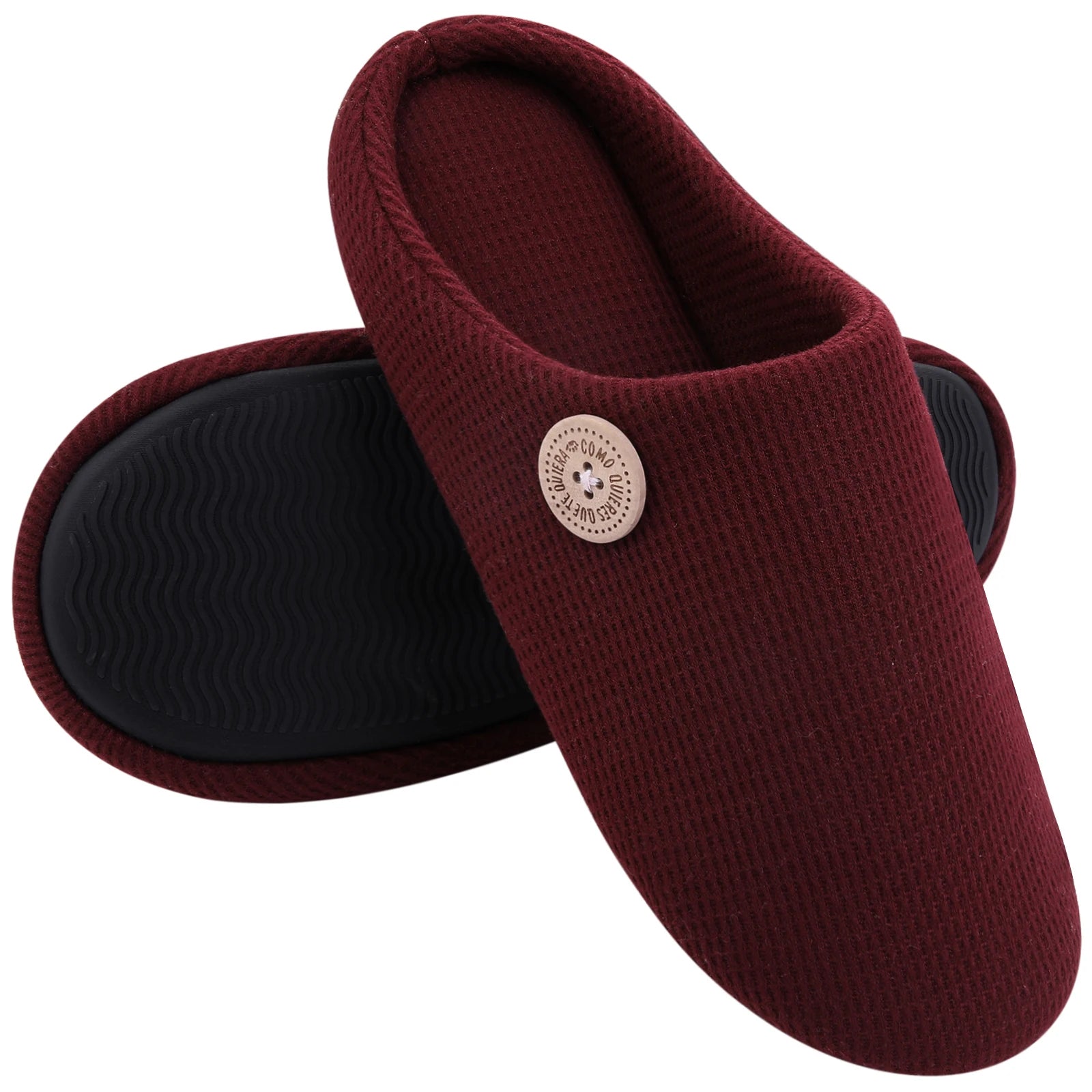 Classic Men Slippers Indoor Men Slippers Fashion Men House Slippers Outdoor Antiskid Soft Men Flat Slippers Winter Bedroom Shoes
