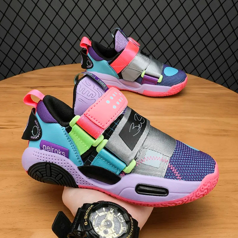 Kids' Unisex Lightweight Basketball Sneakers