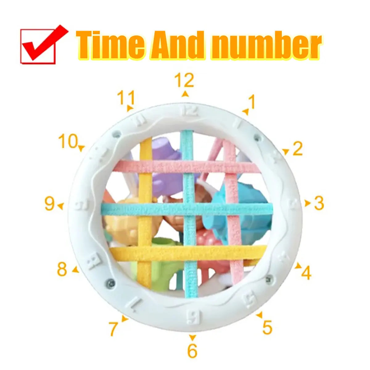 Montessori Baby Toys 18 Months+ | Colorful Sorting Blocks Sensory Learning Game