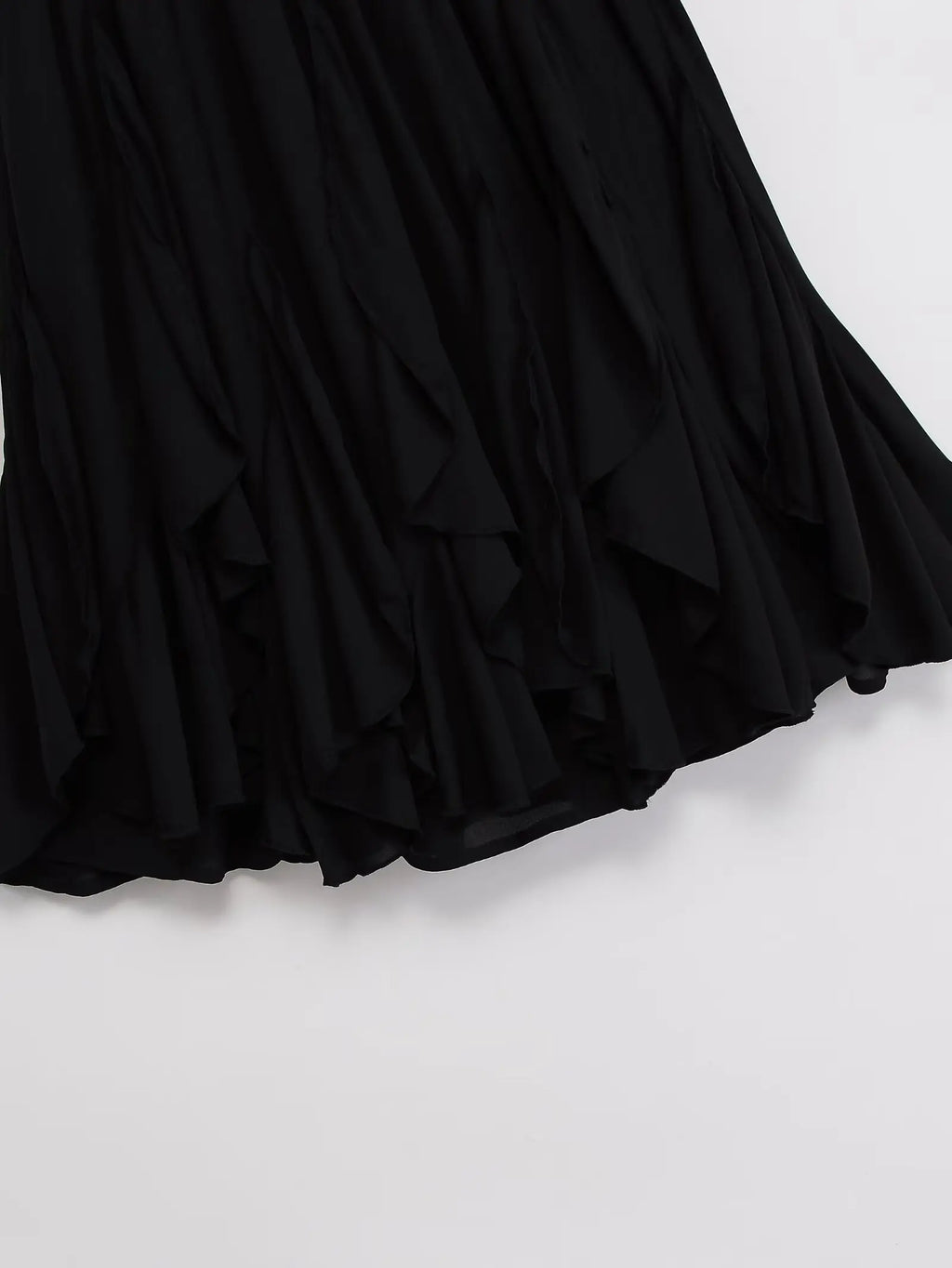 Women's Tiered Ruffle A-Line Midi Skirt