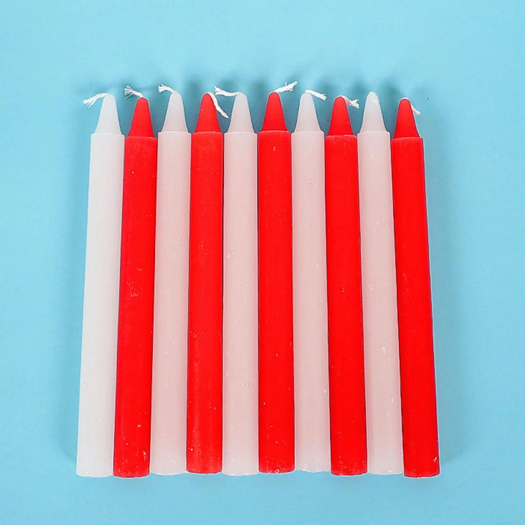 Long Burning Emergency Candles 10Pcs/set Smokeles Disaster Prevention Survival Candles Household Supplies For Power Outages