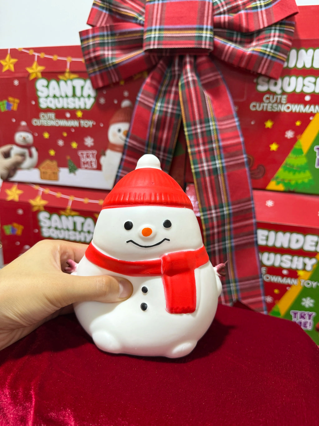Christmas Snowman Squishy Fidget Toy