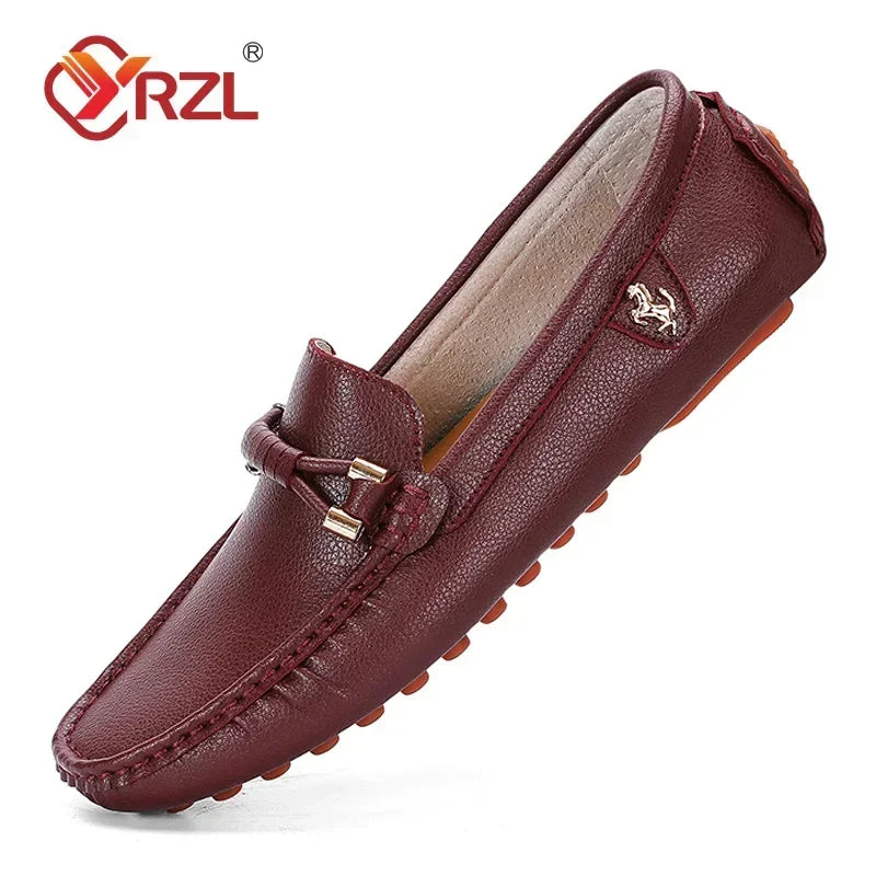 Men's Handmade Moccasin Loafers | Slip-On Casual Leather Shoes