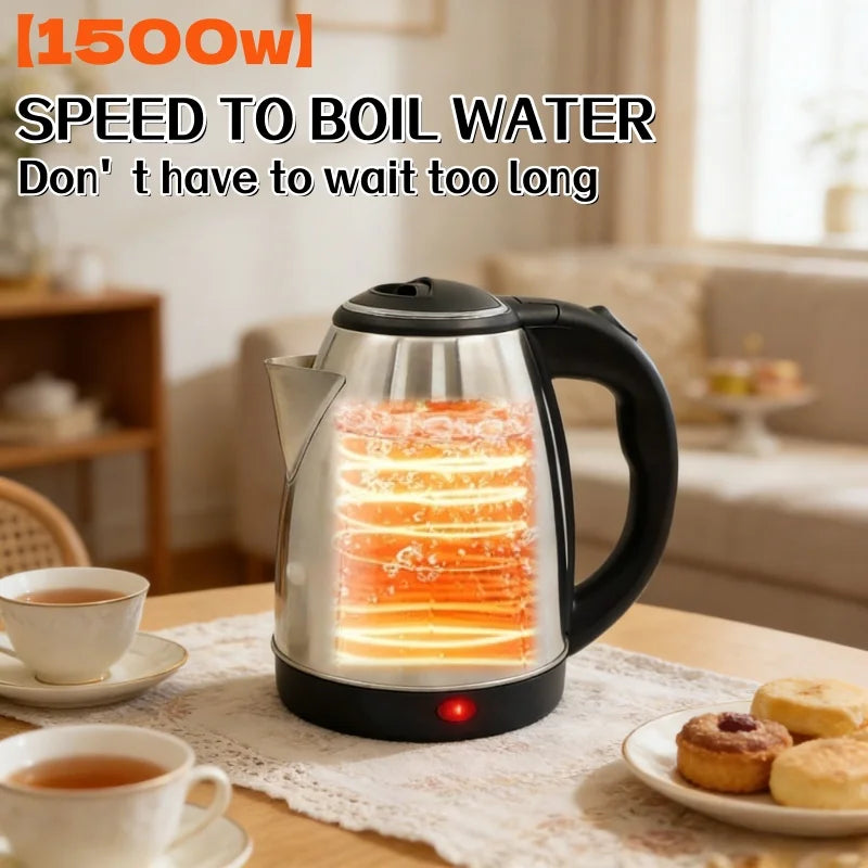 Home Appliance Smart Electric Kettle Stainless Steel Portable Kettle Safe And Fast Heating Electric Pot For Hotel Trip kitchen