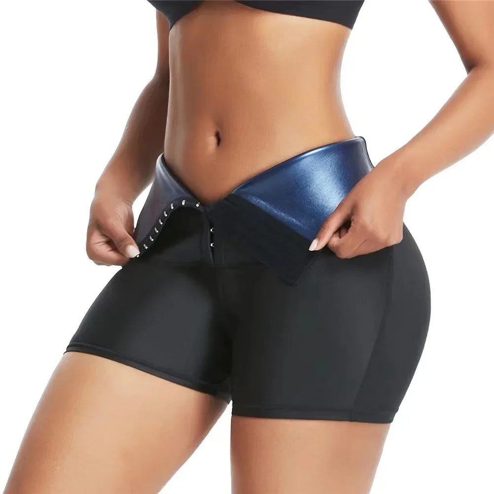 Women Waist Trainer Sauna Pants for Weight loss Fat burning High Waist Body Shaper Sweat Pants