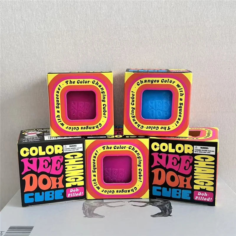 Color-Change Squishy Cube