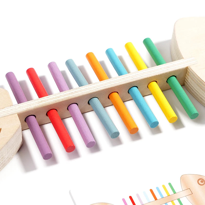 Montessori Color Matching Wooden Balance Toy | Fine Motor Puzzle Game for Kids