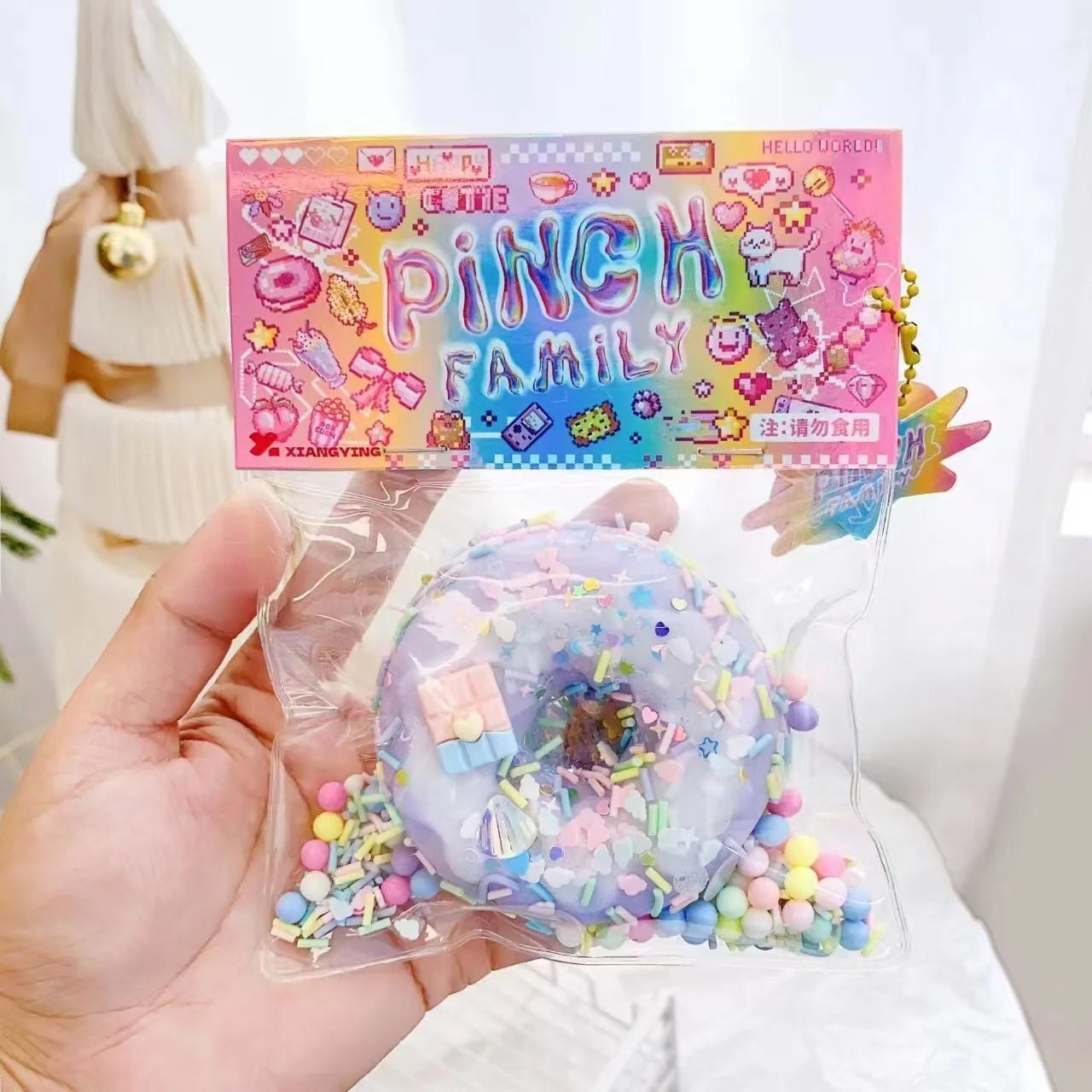 Taba Squishy Cake & Doughnut Stress Relief Toy — Extra Large Sensory Fidget for Kids & Adults