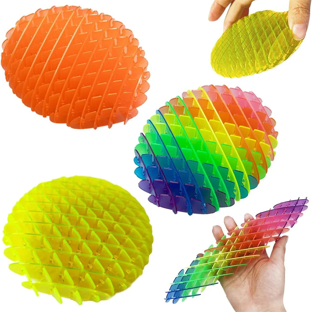 Fidget Worm Toy Elastic Slug Sensory Toy for Kids & Adults Funny Pocket Fidget Toys Stress Relief Birthday Classroom Gift
