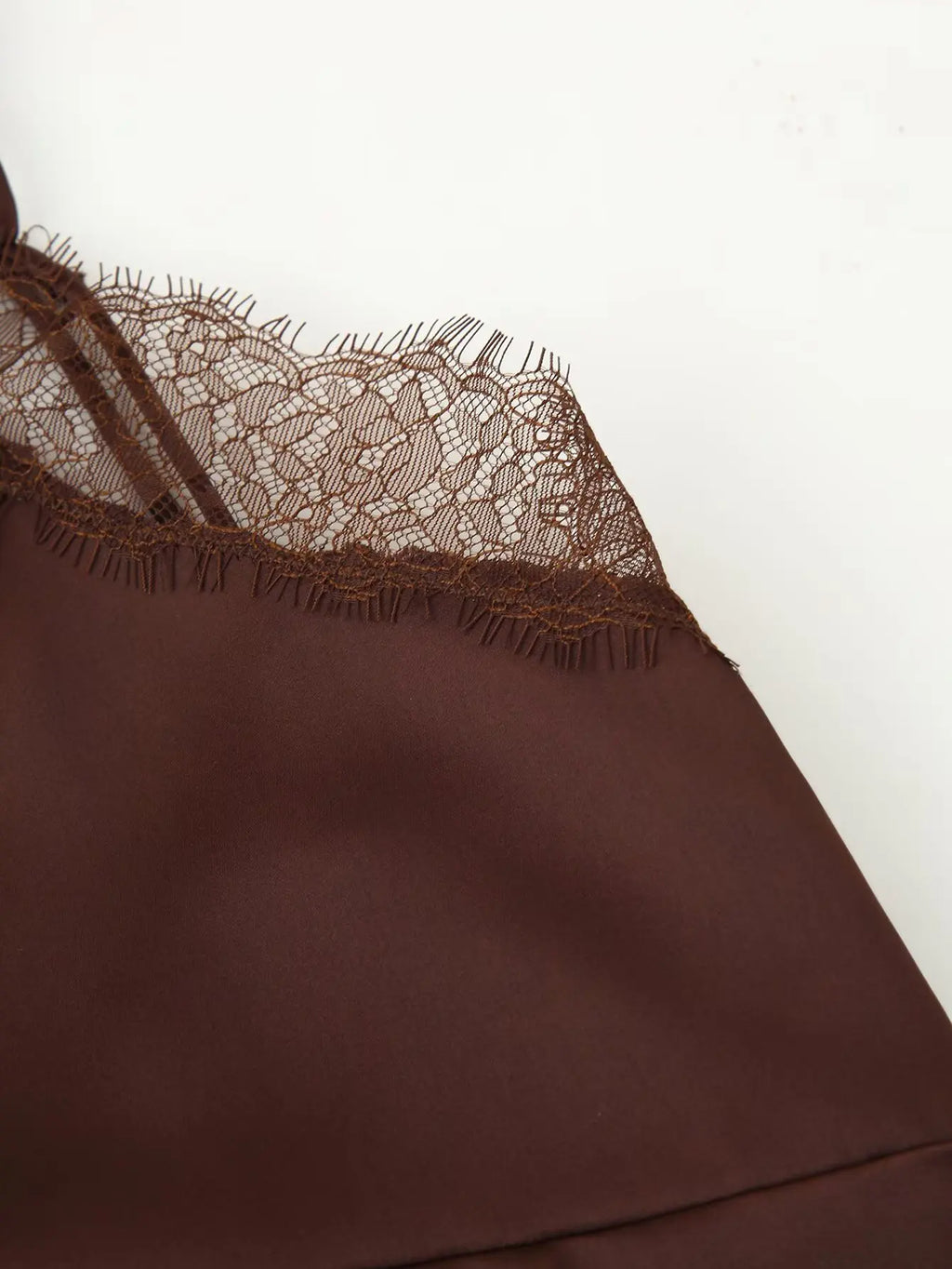 HH 2026 New Fashion Woman Lace Trim Sling Sleeveless V Collar Backless Mini Top Female Slim Fit Thin And Light Sexy Top
