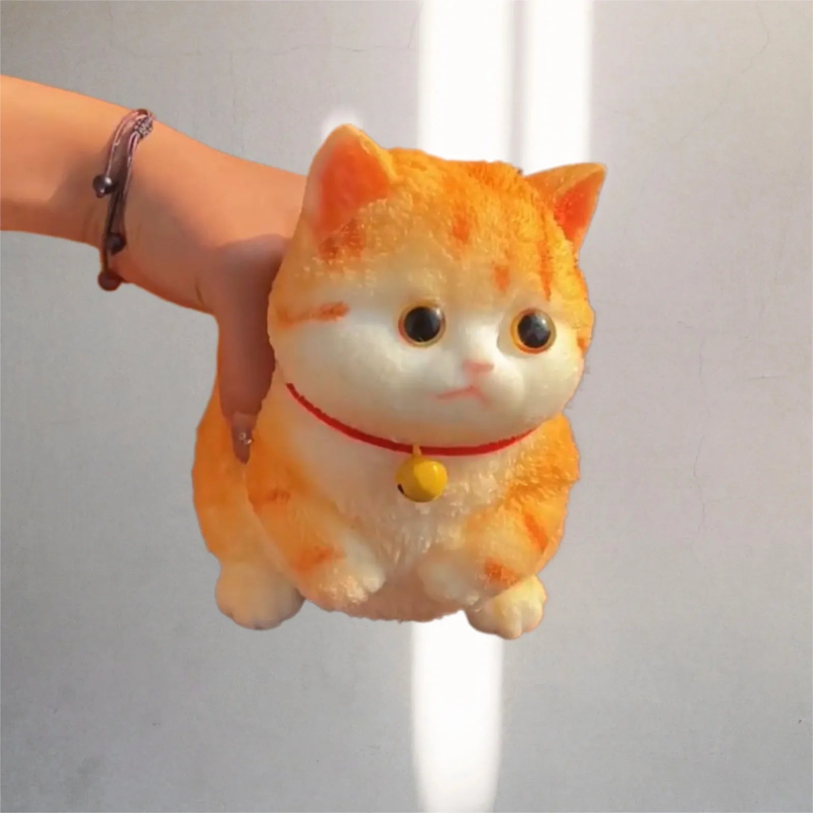 Simulated Fat Cat Stress Relief Pinch Toy Handmade Mini Cute Animal Desktop Ornaments Slow Rebound Squeeze Relaxation Toy