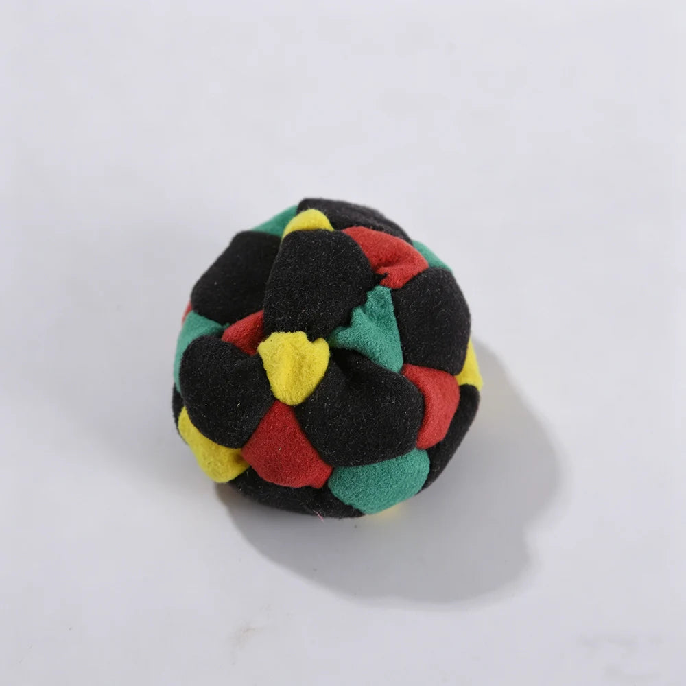 Handmade Knitted Hacky Sack Footbag | Crochet Juggling Balls for Kids & Adults
