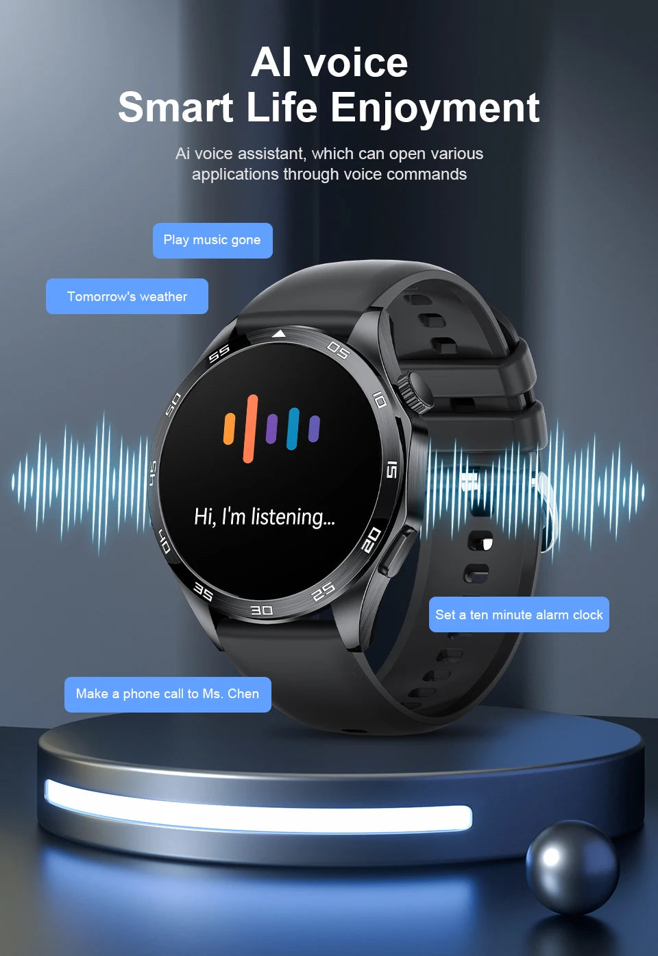 2026 Men New Smartwatch Bluetooth Call Waterproof Sports Fitness Smart Watches ECG Heart Rate Monitoring Health Smart Bracelets