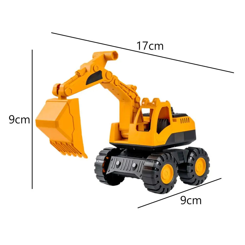 Excavator Truck Model Toy Engineering Vehicle Toddler Early Education Construction Vehicles Truck Boys Gifts