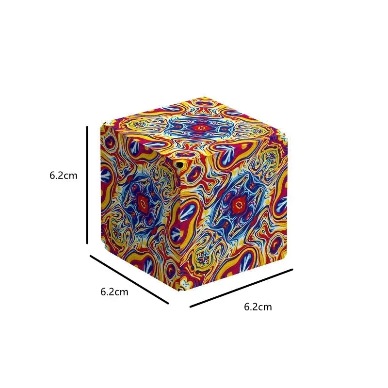 3D Dreamy Changeable Magnetic Magic Square Infinite Flippig Geometry Puzzle Game Antistress Fidget Toy Children Birthday Gift