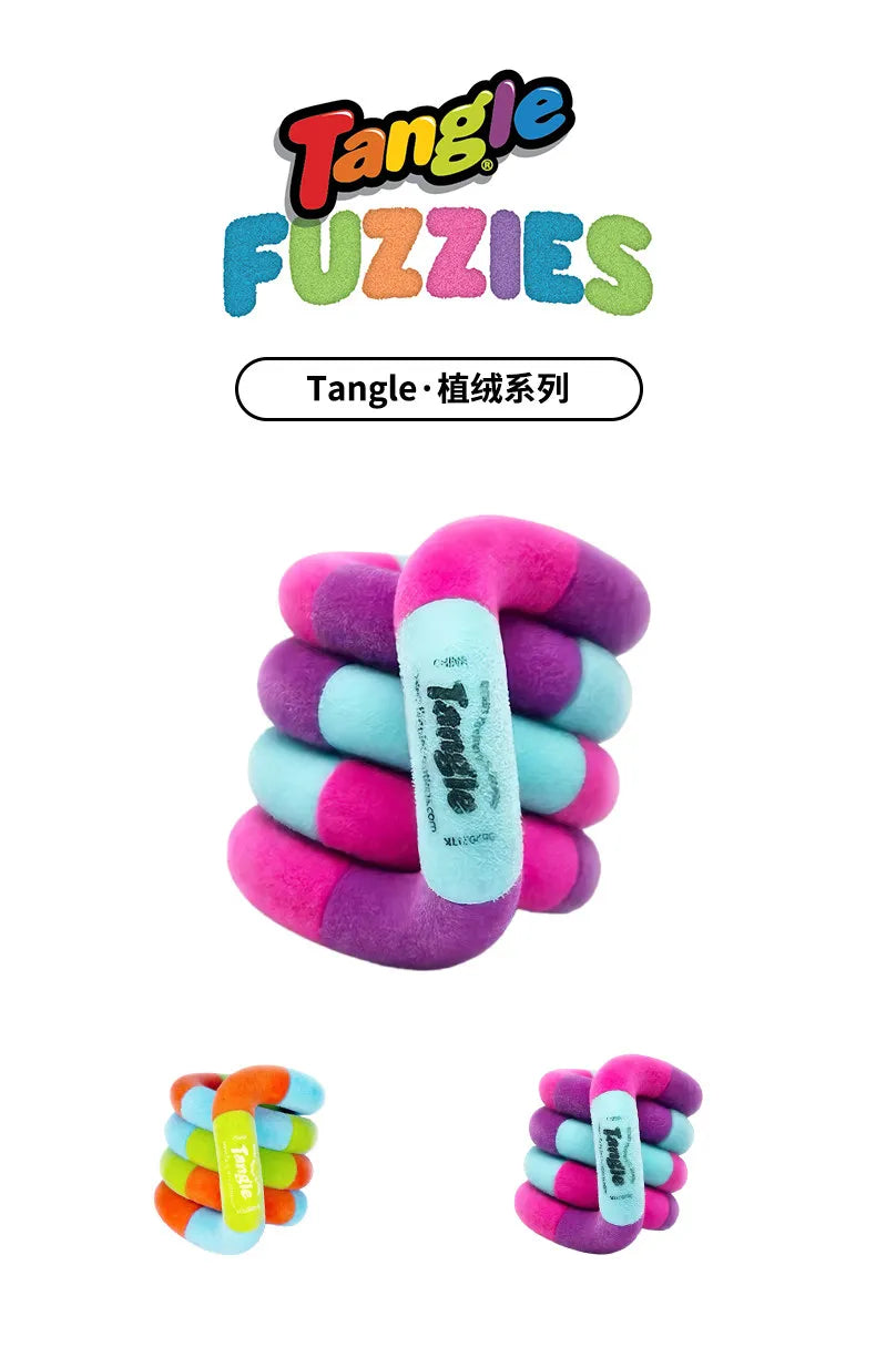 Official Genuine Fuzzies Twisty Fidget Toy Stress Relief ADHD Concentration Training Finger Sensory Toy Adult Anxiety Relief