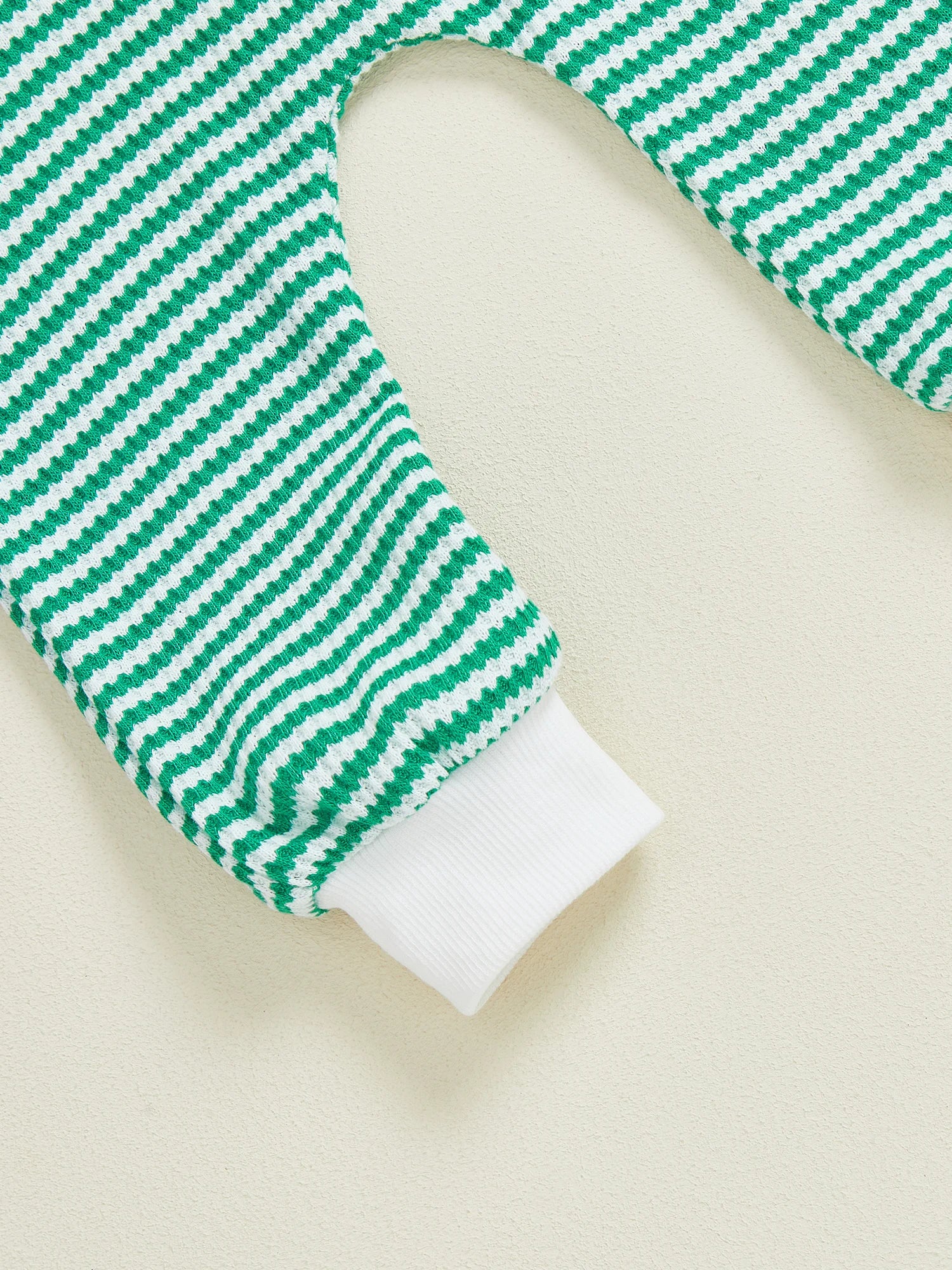 Baby Boy Truck Embroidery Striped Sweatshirt & Joggers Set