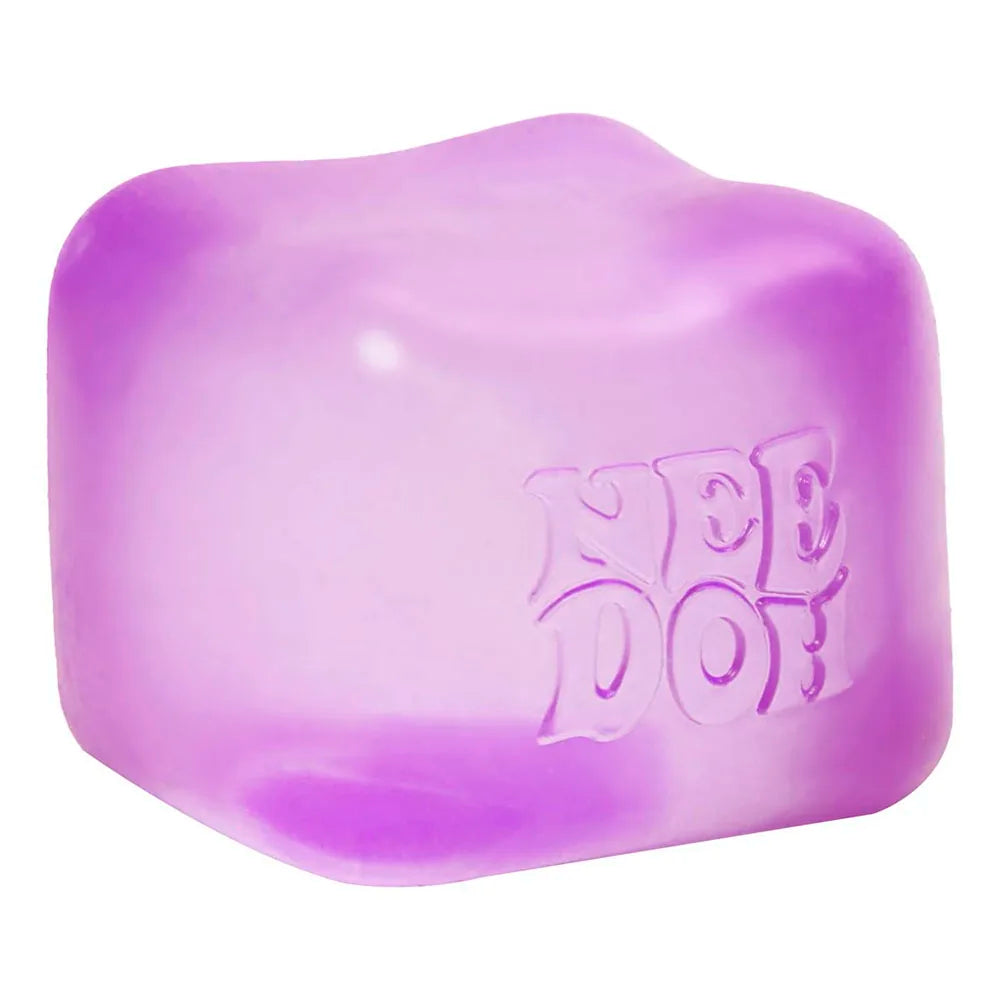 Schylling NeeDoh Nice Cube | Squishy Sensory Stress Relief Fidget Toy — 2.25" Cube