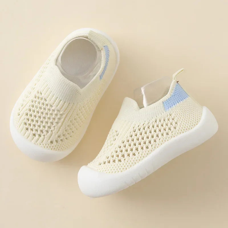 Toddler & Baby Breathable Knitted Slip-On Sneakers