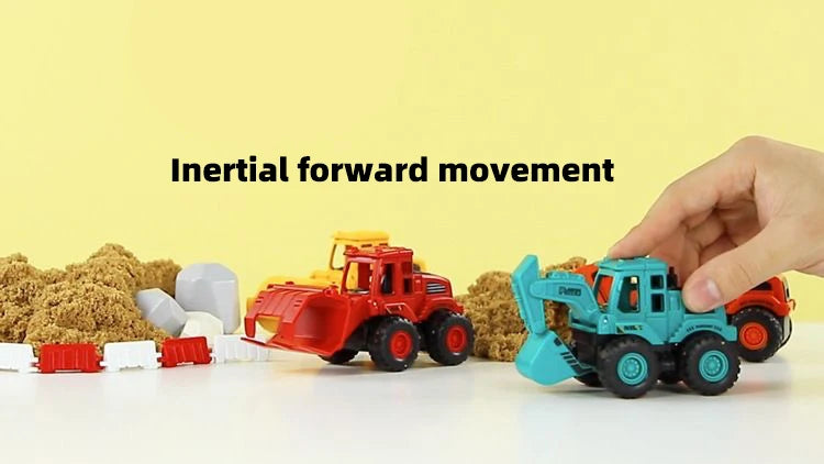 Simulation engineering vehicle toys, inertial vehicles, excavators, bulldozers, road rollers, claw machines, suitable as gifts f