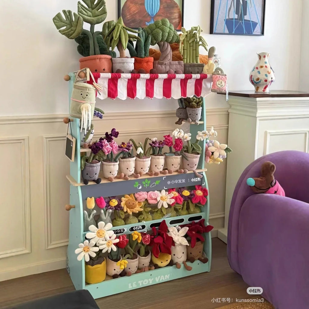 JC Plush Potted Plant Decor Toy Sunflower Daisy Drop Stuffed Soft Comfortable Doll Home Decoration Trendy Toy Jc Plush Gift