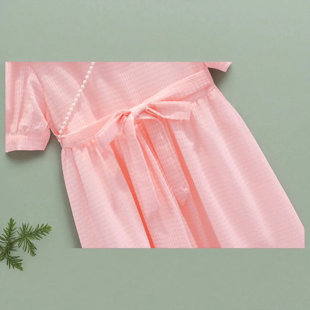 Toddlers Dresses For Girls Children's Dress Summer Cotton Kids School Costumes Short Sleeve Baby  4 5 6 8 9 10 12 Years