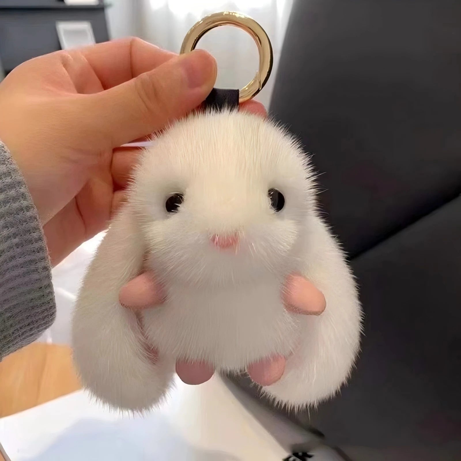 Cute Animal Plush Keychain & Bag Charm