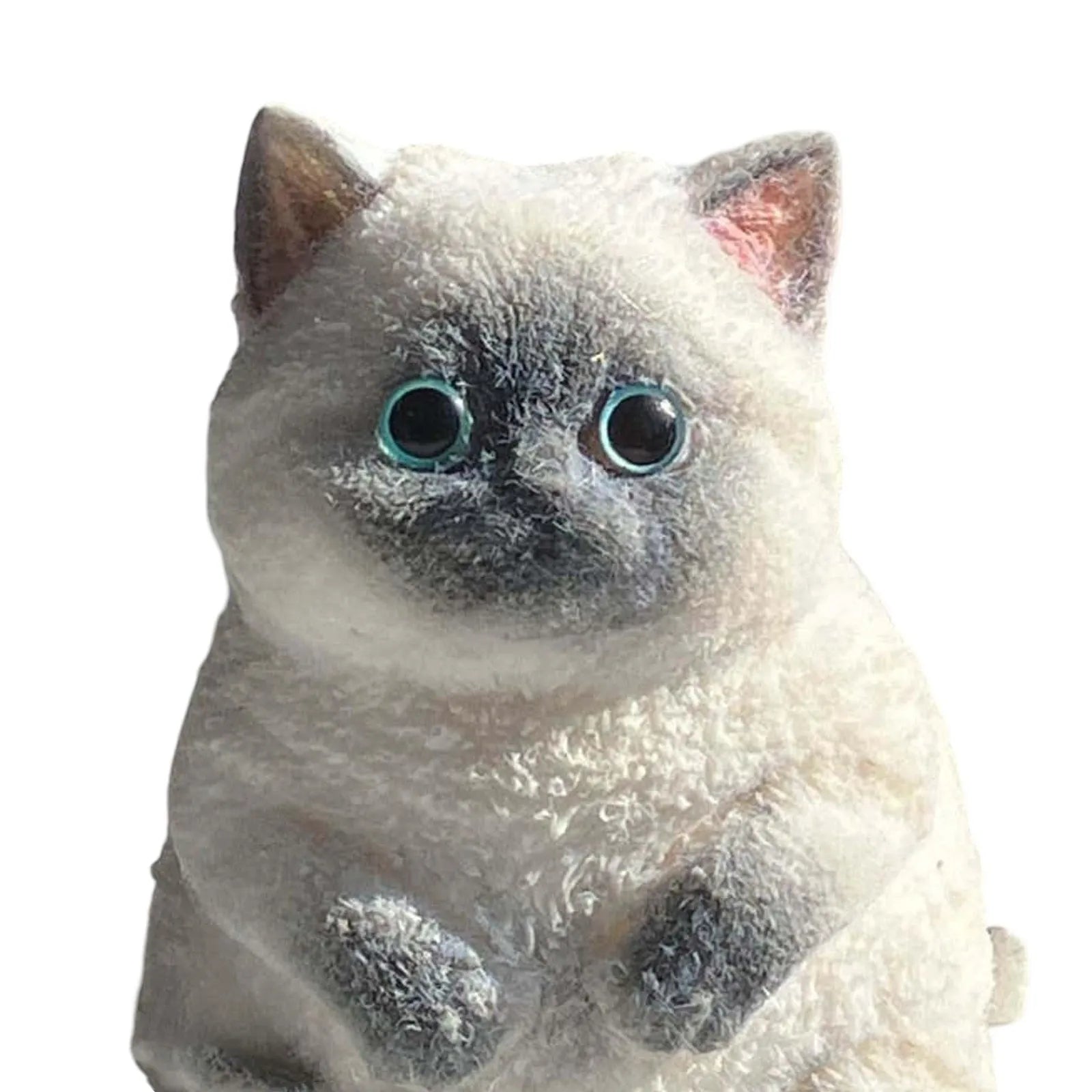Simulated Fat Cat Stress Relief Pinch Toy Handmade Mini Cute Animal Desktop Ornaments Slow Rebound Squeeze Relaxation Toy