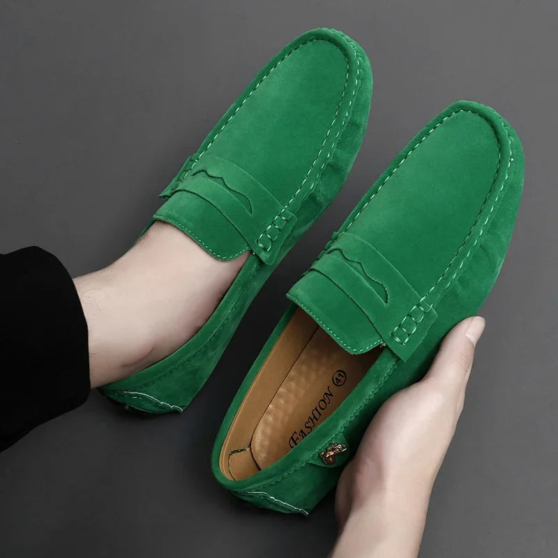 Shoes Men Casual Shoes Fashion Men Shoes Genuine Leather Men Loafers Moccasins Slip on Men Flats Male Driving Shoes