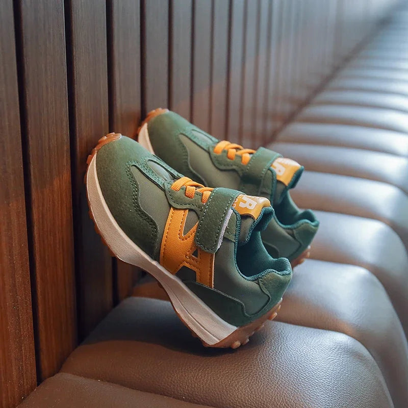 Kids' Unisex PU Leather Basketball Sports Sneakers