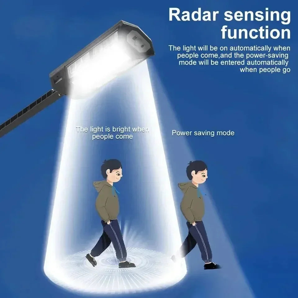 15000LM Solar Motion Sensor Wall Light | IP65 Waterproof Outdoor LED Lamp