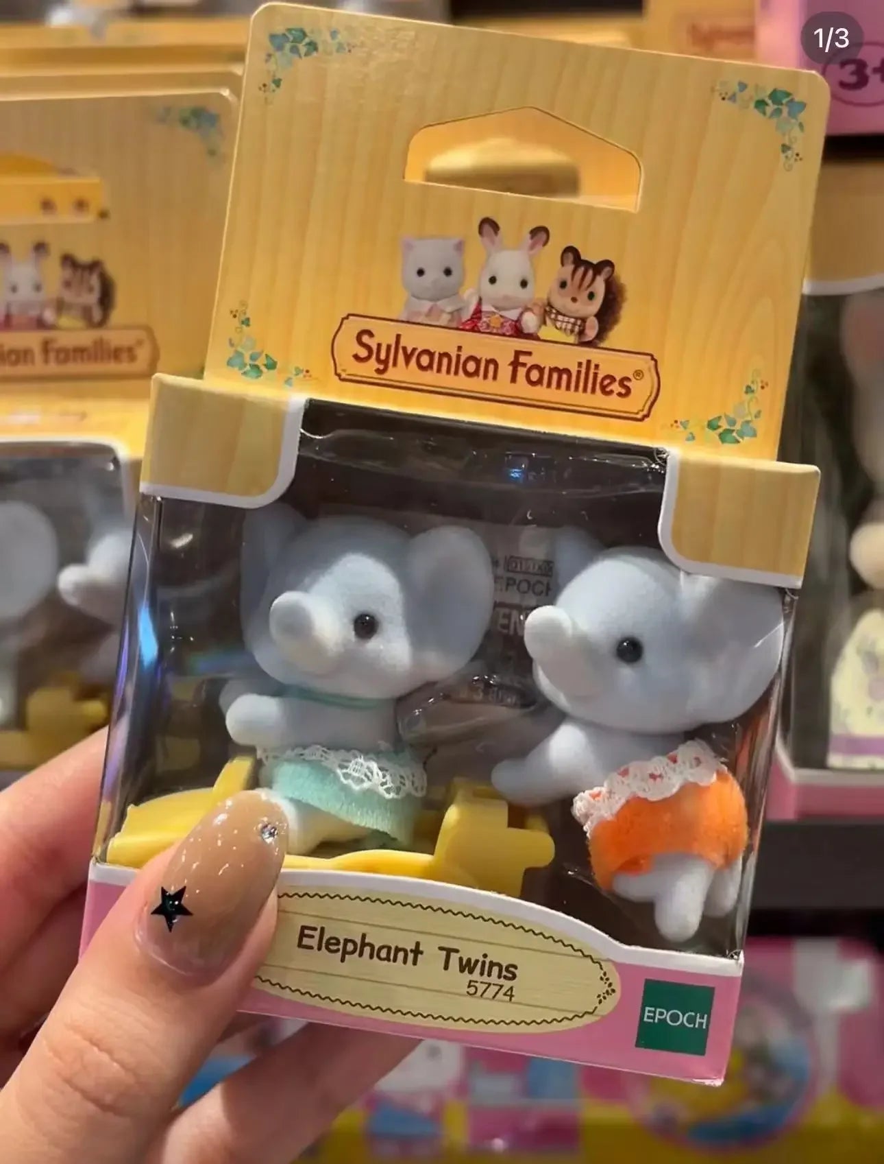 Sylvanian Families Anime Girl Figures Calico critters Furniture Chihuahua Figures Houes Accesorios Furniture   elephant twins