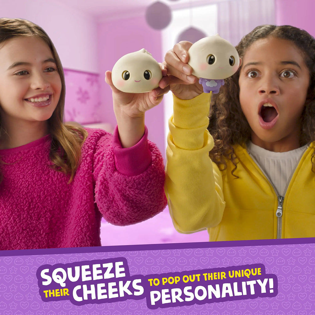 My Squishy Little Dumplings Interactive Doll Marshmallow Golden Cute Dumpling with Sound and Light Electronic Interactive Toys