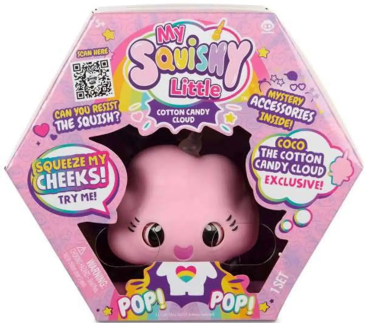 My Squishy Little Dumplings Interactive Doll Marshmallow Golden Cute Dumpling with Sound and Light Electronic Interactive Toys