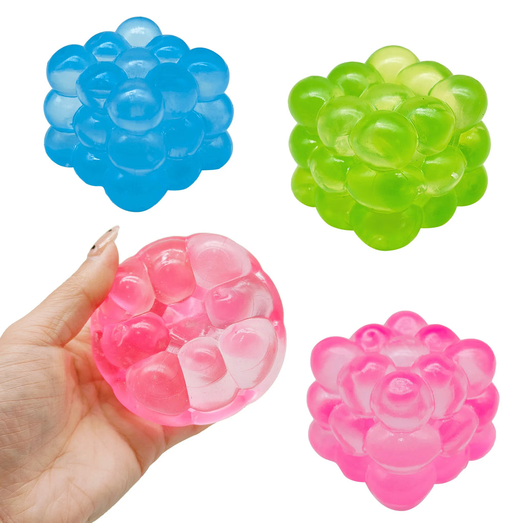 1-4pcs New three-dimensional candy kneading music adult kids Stress Relief Squeeze sensory Toys Decompression Simulation Cube