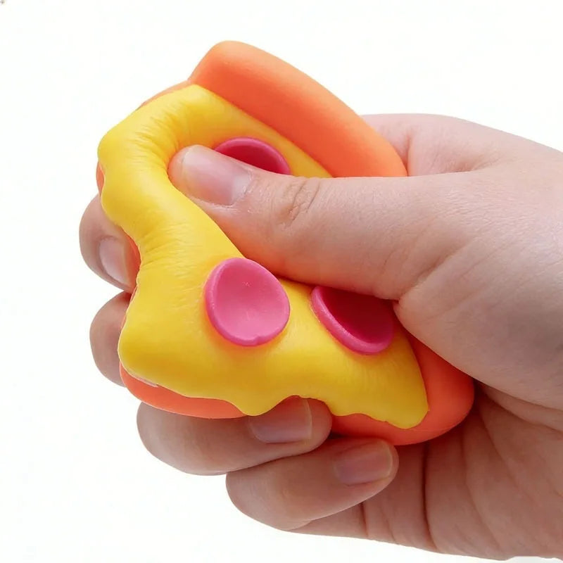 Schylling NeeDoh Pizza Sensory Fidget Cube | Stress Relief Squishy | Anti-Anxiety | ADHD Focus Tool
