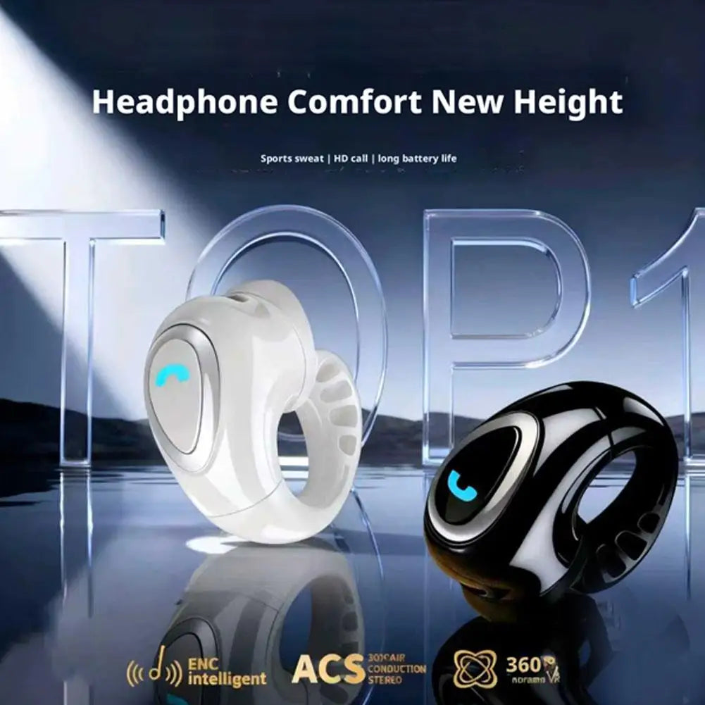Bluetooth Wireless Ear-Clip Open-Ear Earphone | Air Conduction | HIFI Stereo | 3 Colors