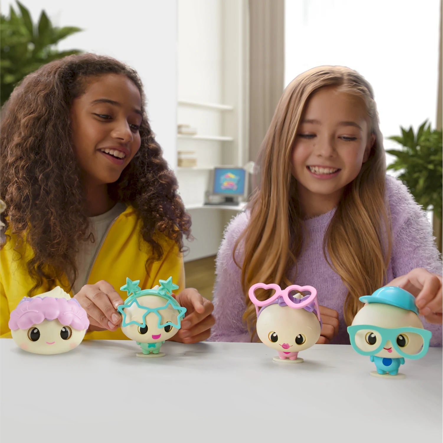 My Squishy Little Dumplings Interactive Doll Marshmallow Golden Cute Dumpling with Sound and Light Electronic Interactive Toys