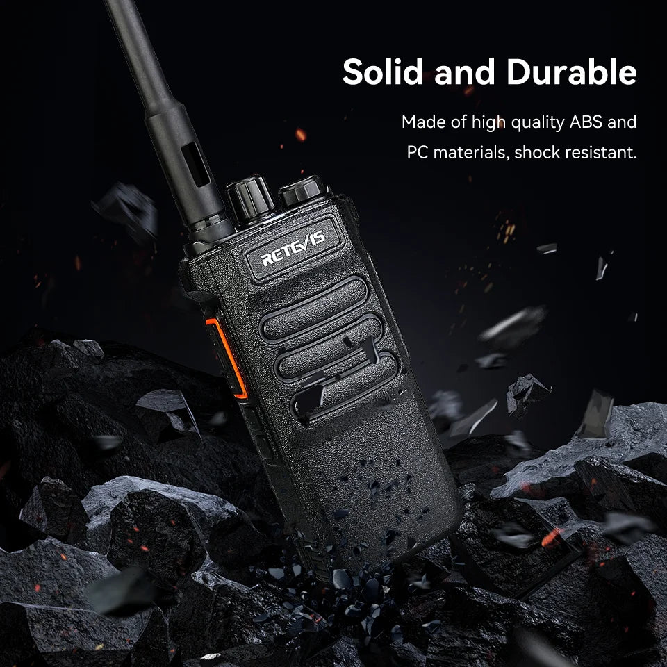 Retevis RT86 Walkie Talkie Professional Two Way Radio Long Range Walkie Talkie Communication radio for Outdoor Business