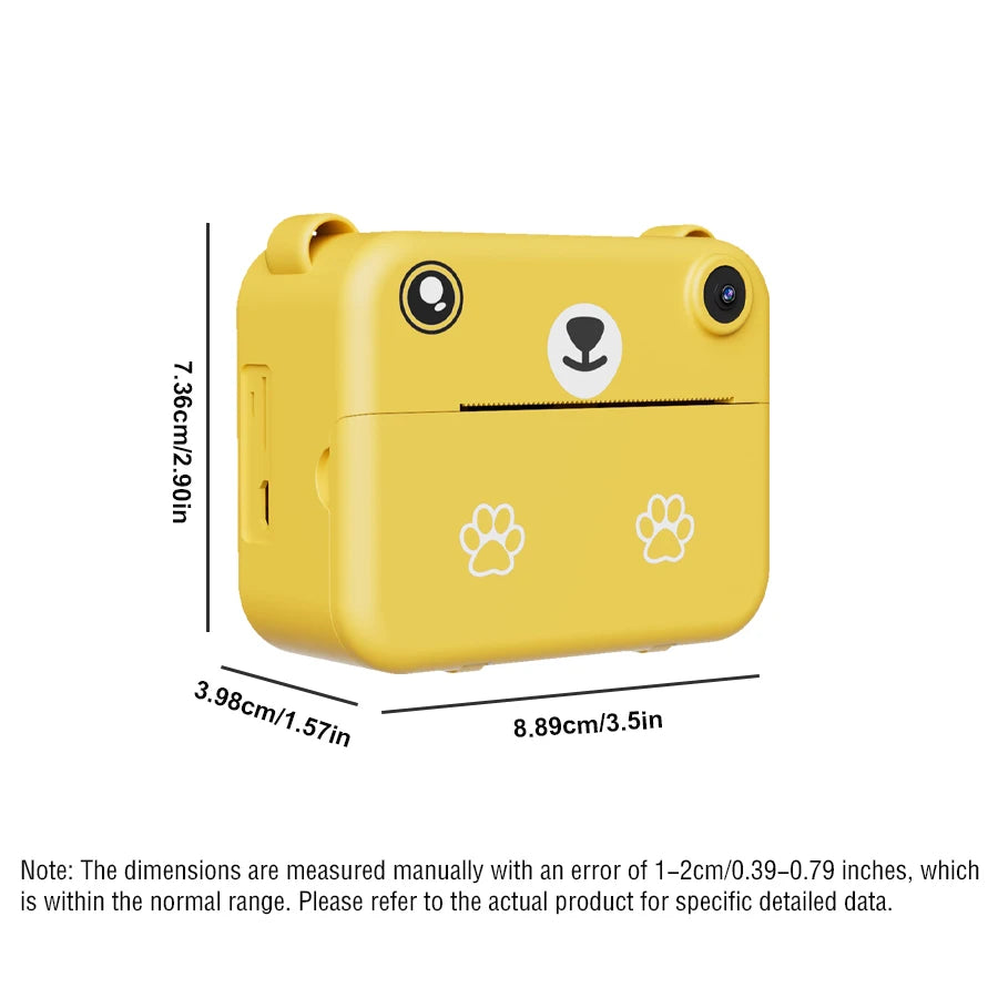 Kids Instant Print Digital Camera – 1080P HD with Thermal Printer