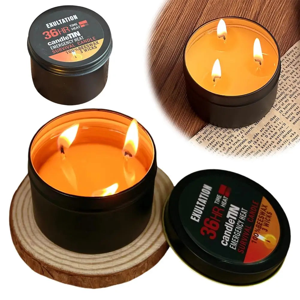 1/2/3pcs Emergency Candles 36 Hours For Party Decoration Religious Ceremonies Emergency Supplies No Electricity Lighting
