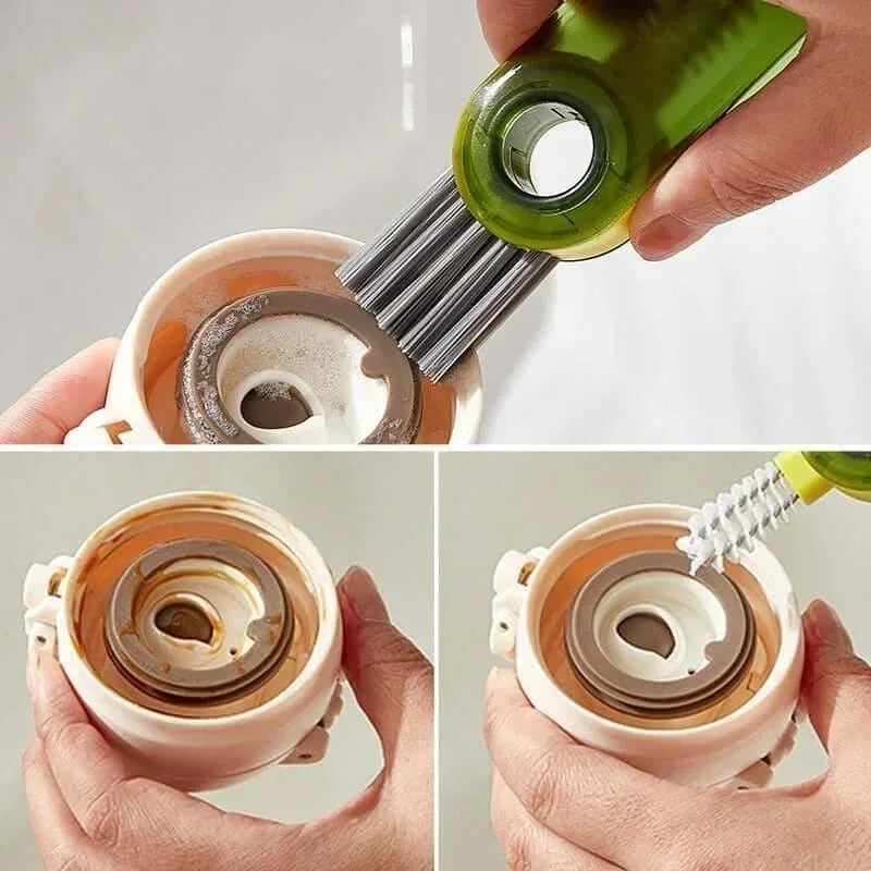 3-in-1 Bottle & Cup Lid Cleaning Brush